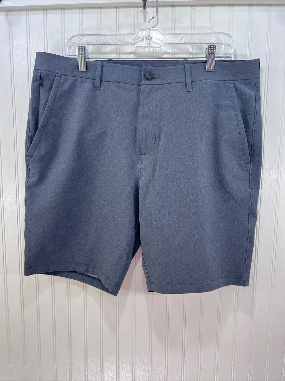 Public Rec Men’s Gray Stretch Golf Performance Shorts 36 8” Inseam